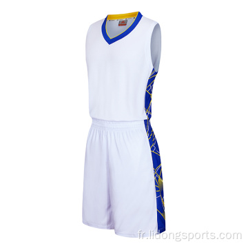 Maillots de basket-ball personnalisés uniformes